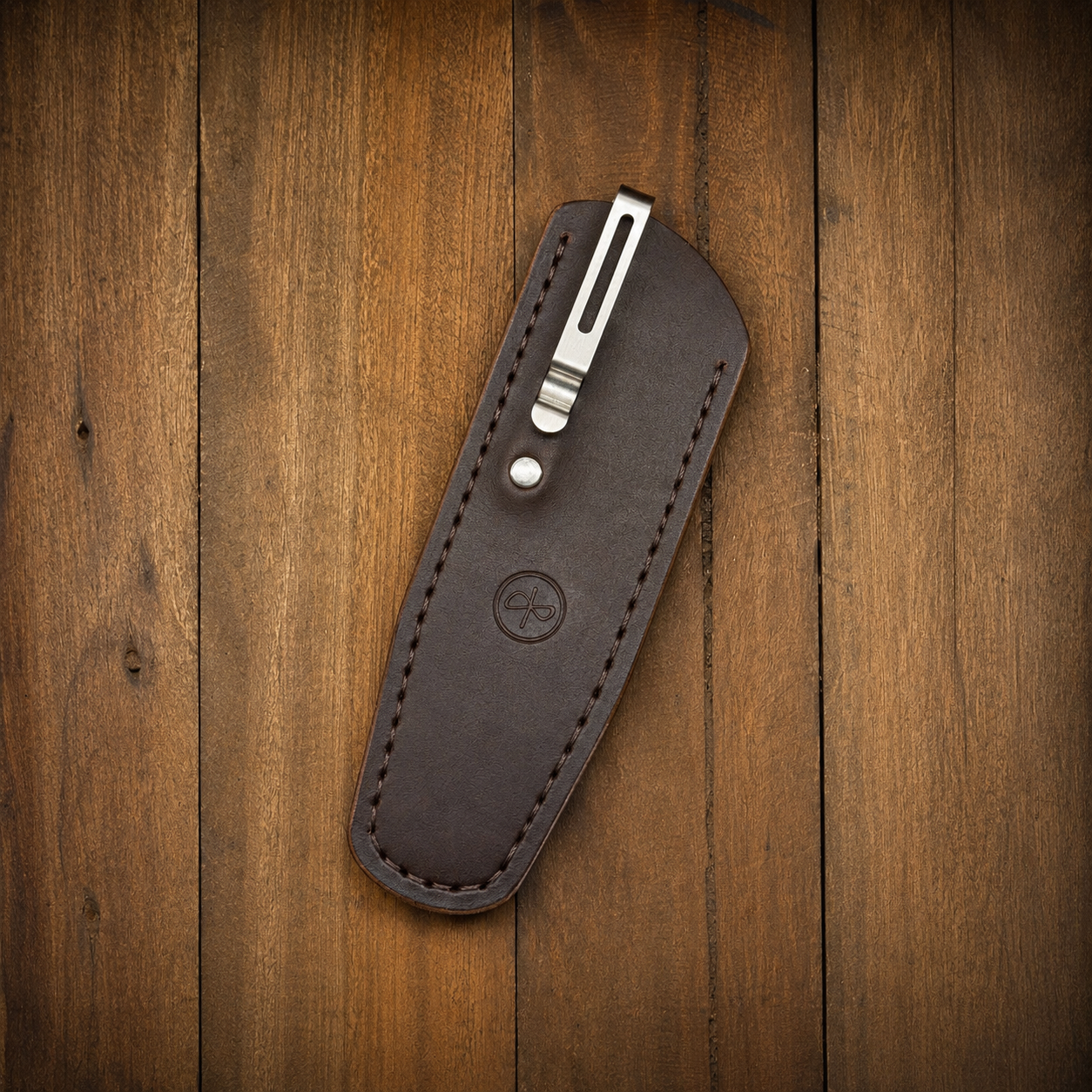 The SlimSheath DualWave - Buttero/Pueblo Dark Brown