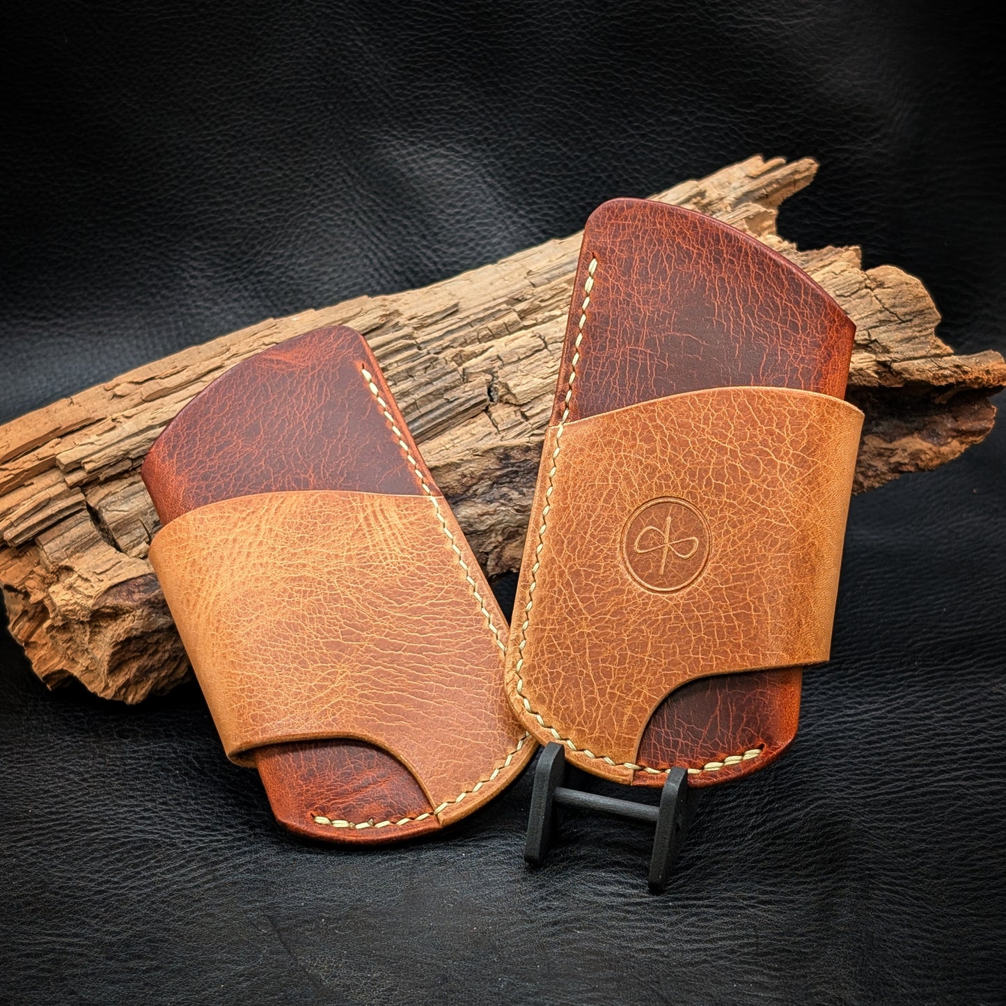 The TripleSlip EVO - Badalassi Medium Brown / Natural (HAND STITCHING)