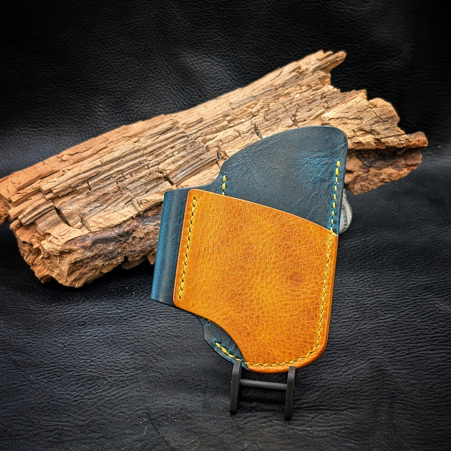 The LightSlip EVO - Badalassi Dark Teal/Yellow (HAND STITCHING)