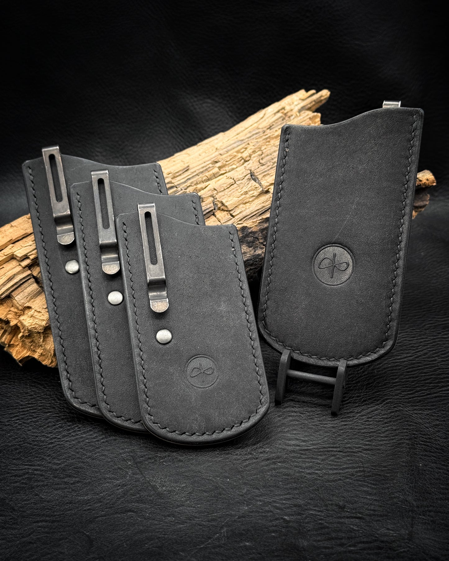 The ClipSlip - Pueblo Black (HAND STITCHING)