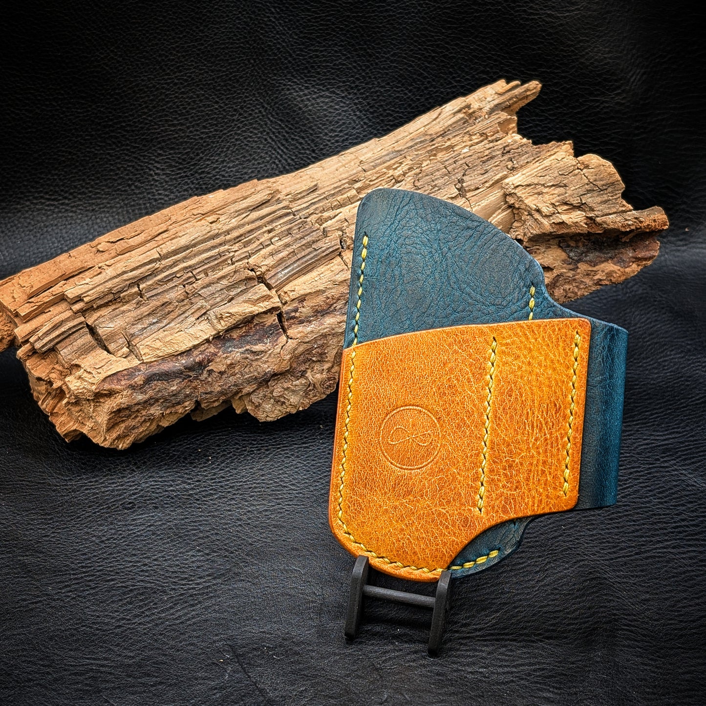 The LightSlip EVO - Badalassi Dark Teal/Yellow (HAND STITCHING)