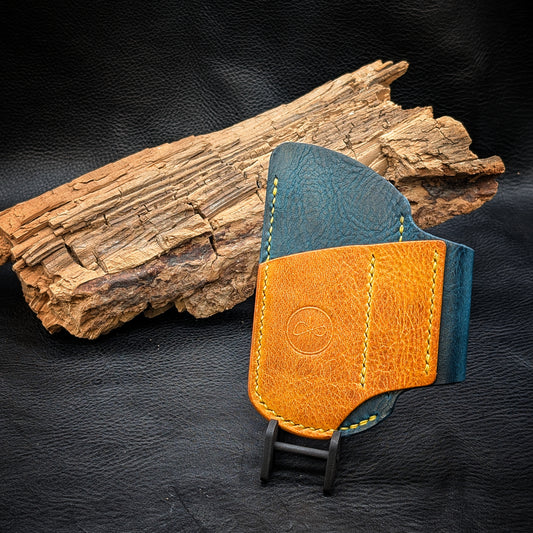 The LightSlip EVO - Badalassi Dark Teal/Yellow (HAND STITCHING)