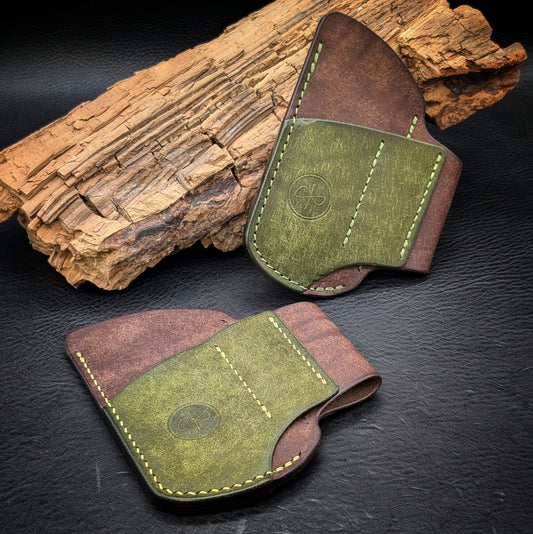 The LightSlip EVO - Pueblo Dark Brown/Green (MACHINE STITCHING)