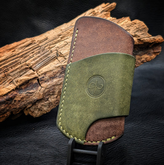 The TripleSlip EVO - Pueblo Dark Brown/Green (HAND STITCHING)